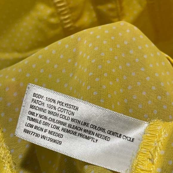 🛑 Xhilaration Yellow Polka Dot Tank Top - Picture 7 of 7